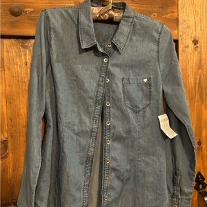Guess Denim Button-Up Shirt